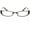 Black, variant on Womens Optical Eyewear - Rectangle Shape, Metal Full Rim, Pink Saphire