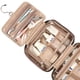thumbnail image 4 of NISHEL - Neceser de viaje para mujer, organizador portátil para colgar champú, acondicionador, juego de cepillos, accesorios de viaje, Rosewood-pink, Large, Elegante, 4 of 6