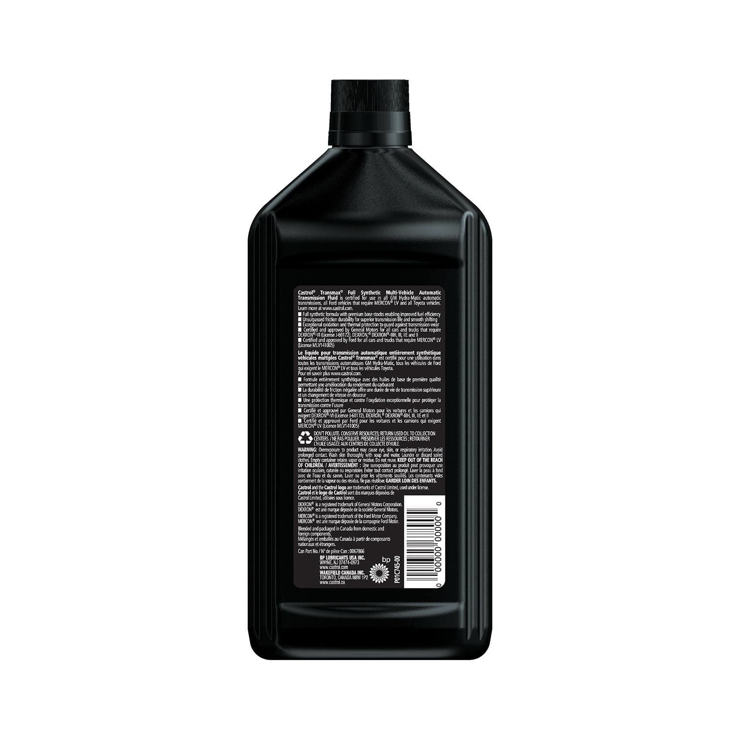 Castrol Transmax Full Synthetic Multi Vehicle Automatic