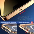 [CD Metal Ring & Safety Lock Full Body Privacy Case for iPhone 14 Pro