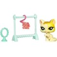 thumbnail image 1 of Hasbro Littlest Pet Shop Assortment 'B' Series 2 Collectible Figure Cat with Clothes Rack and Mirror, 1 of 1