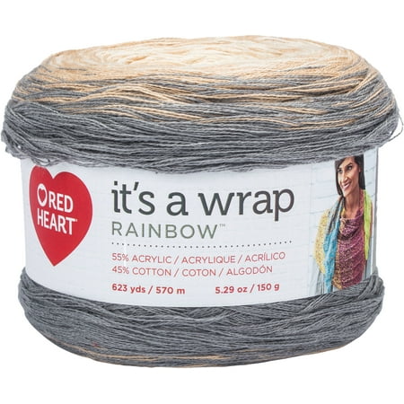 UPC: 0073650028311 | Red Heart It s A Wrap Rainbow Yarn-Foggy