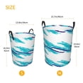 thumbnail image 3 of Sikiie Northern Lights Print Round Dirty Clothes Basket, Waterproof Standing Foldable Storage Basket, for Laundry Room, Bedroom, Bathroom Storage-Small, 3 of 6