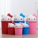 thumbnail image 4 of Mini bote de basura - Papelera compacta para tocador de baño, escritorio, mesa, 4 of 5