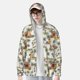 thumbnail image 2 of Balery Hawaiian Style Sudadera ligera de manga larga con capucha y protección solar UPF 50+ para hombre y mujer, ideal para pesca y running-Medium, 2 of 7