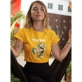 thumbnail image 2 of Modern Davidtechno Style T-Shirt Women -Image by Shutterstock, Female 4X-Large, 2 of 4