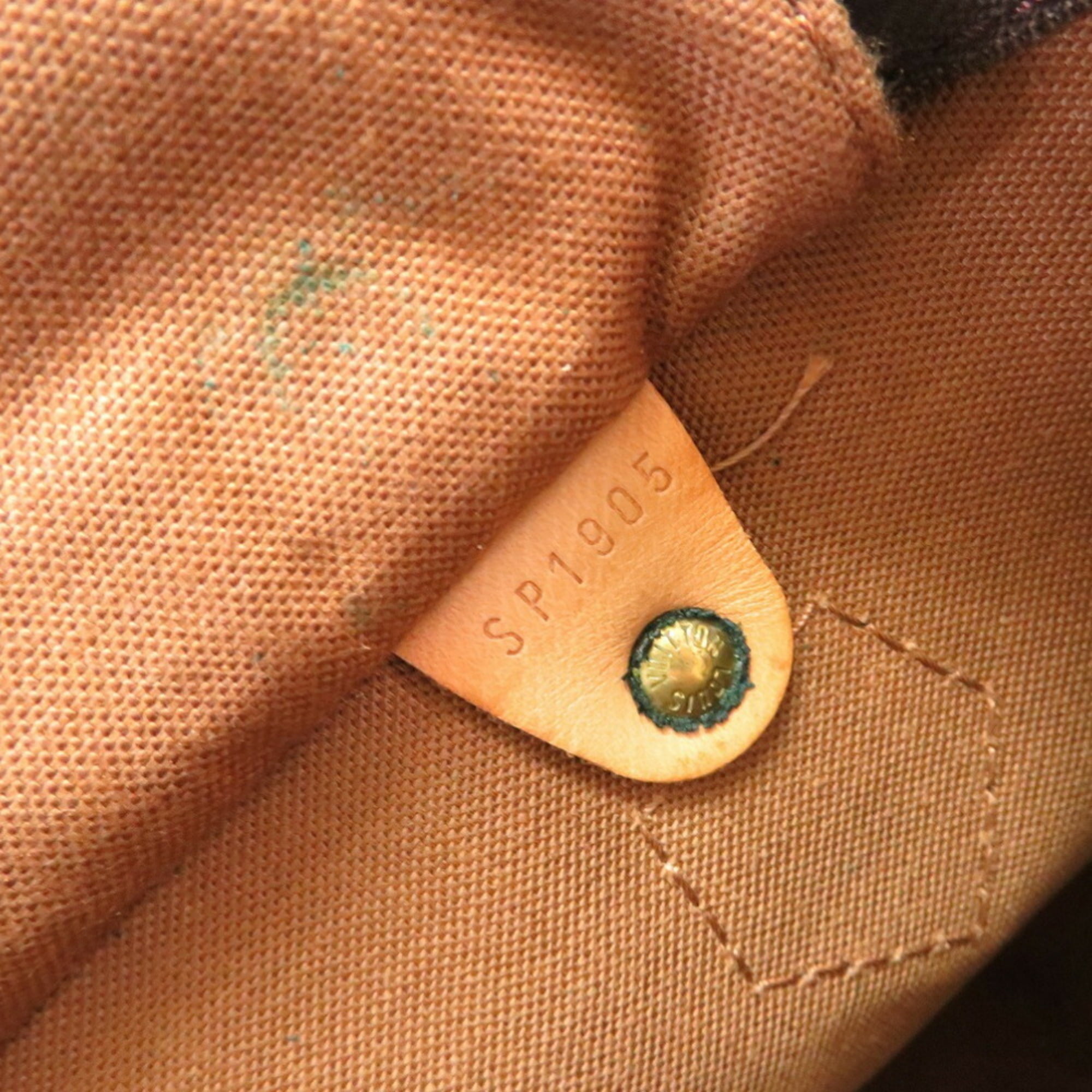 used Pre-owned Louis Vuitton Monogram Speedy 35 M41524 Handbag Canvas / Leather Brown Ladies (Fair), Adult Unisex, Size: (HxWxD): 23cm x 35cm x 18cm /