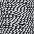 thumbnail image 1 of Super Soft 3 Strand Twisted Cotton Rope (Grayscale, 1/4 Inch x 100 Feet), 1 of 4