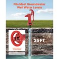 thumbnail image 2 of KFFKFF  Cast Iron Hand Well Pump, 25 ft Max Lift,  Antique Pitcher Pump, 1-1/4 in NPT Connection, Manual Water Pump for Gardens, Ponds, Backyards, and Farms, Red, 2 of 9