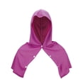 thumbnail image 3 of Outdoor Sports Hooded Cape for Men - Quick Dry Sun Protection Poncho, Breathable Mesh UV Shield Cloak, Multipurpose Absorbent Towel Cape for Hiking, Camping, Fishing, and Running Hot Pink one size, 3 of 3
