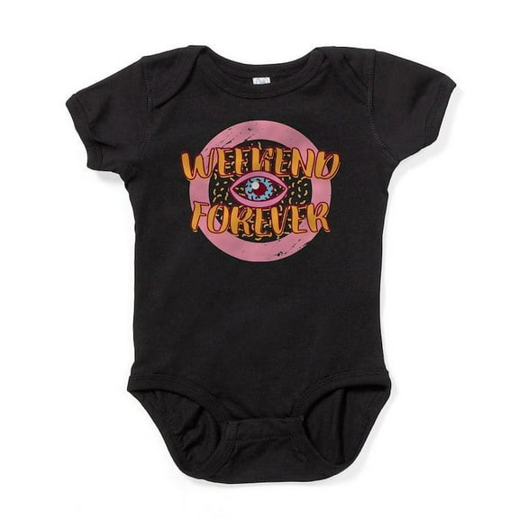 CafePress - Retro 80S Weekend Forever Body Suit - Cute Infant Bodysuit Baby Romper - Size Newborn - 24 Months