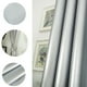 thumbnail image 3 of Cortinas opacas gruesas para dormitorio, aislamiento térmico, protección solar, parasol con gancho en forma de S, 1,9 m de ancho y 2 m de alto., 3 of 10