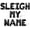 Black, variant on Letter Balloons - SLEIGH MY NAME 16" Inch Alphabet Letters Foil Mylar Balloon Christmas Party Banner (Purple)