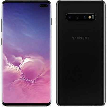 Restored Samsung G975 Galaxy S10 Plus, 128 GB, Prism Black - Fully Unlocked - GSM and CDMA compatible (Refurbished)