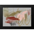 thumbnail image 2 of Goldberger, Jennifer 14x11 Black Modern Framed Museum Art Print Titled - Scribbles and Paint I, 2 of 5