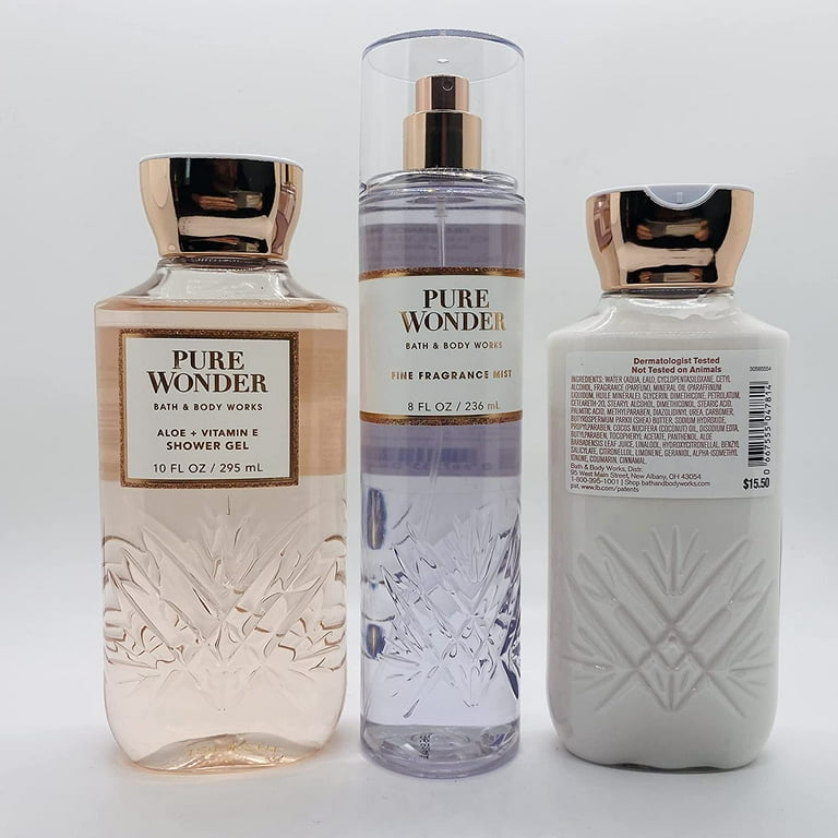 専用 Victoria's Secret Bath & Body Works 3 Bath & Body Works - Pure Wonder - 3 pc Bundle Trio -Shower