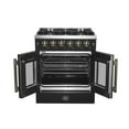 thumbnail image 5 of Forno Galiano 30-inch French Door Gas Range Black and Antique Brass Design, 5 Sealed Burners 68,000 BTU, 4.32 cu.ft. Convection Oven, 5 of 5