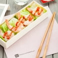thumbnail image 3 of Taipei 9 oz Rectangle Poplar Container - with Window Flap Lid - 100 count box, 3 of 3