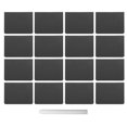 thumbnail image 2 of 16pcs V Shaped Mini Chalkboard Sign Erasable Reusable for Food Table Numbers Message Boards Party Decorations Event Supplies Table Sign Chalkboard, 2 of 8