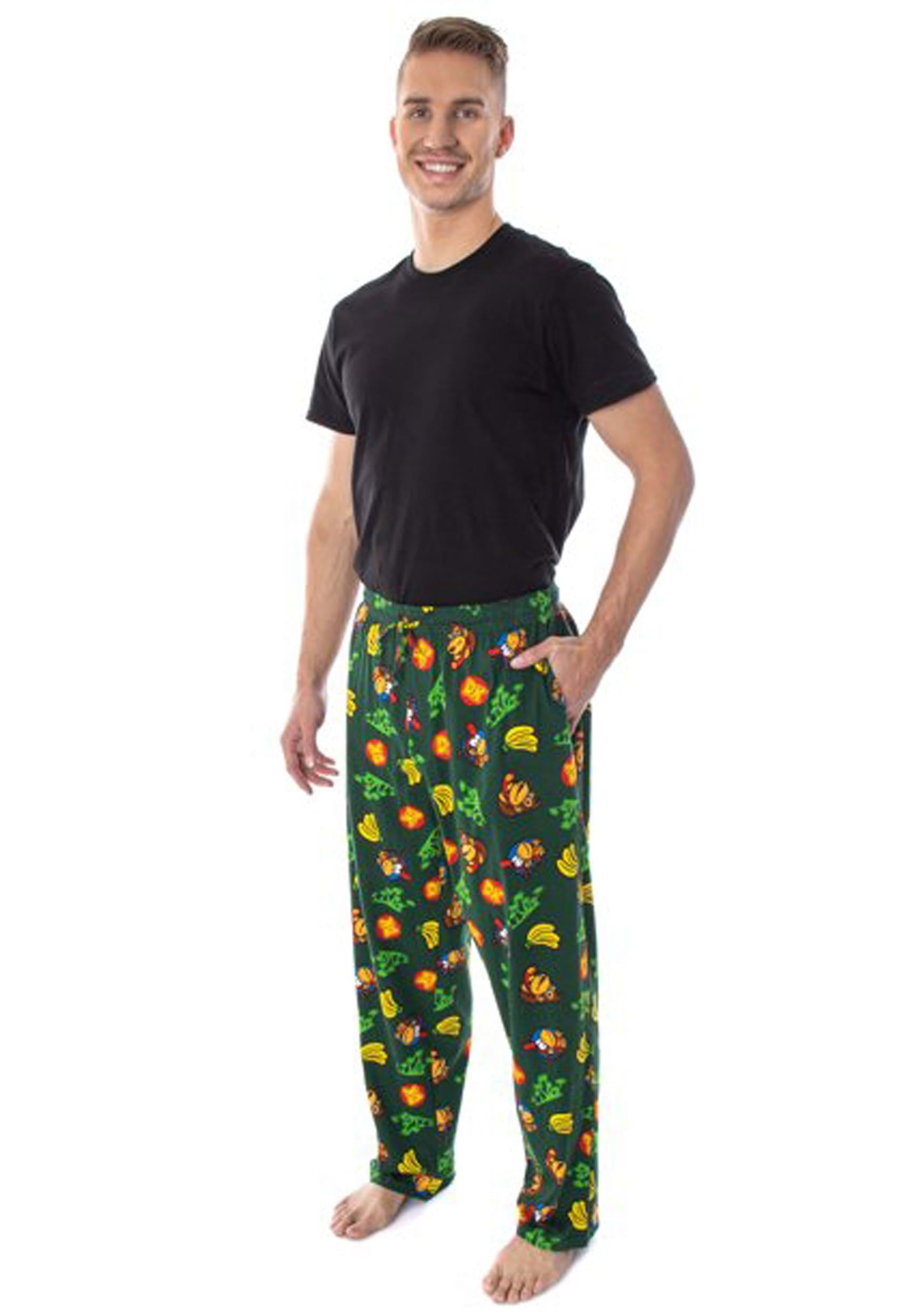 Men's Donkey Kong & DIddy Tropical Sleep Pants - Walmart.com