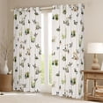 thumbnail image 2 of Homewish Rustic Mallard Duck Black Out Curtains,Country Farmhouse Lodge Curtains Pack of 2 (42x63 Each),White Green Brown Bedroom Curtains For Boys Kids,Breathable Home Decor, 2 of 6