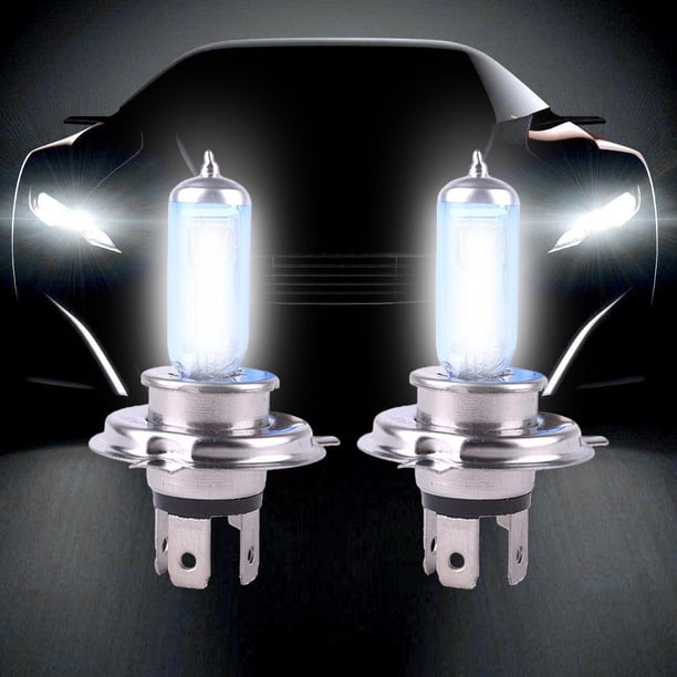 Encendiendo 2 unids/lote 12V 100W H4 Xenon Gas Super brillante luz blanca para faro de coche