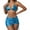 Sky Blue-03, variant on STETMN Womens High Waisted Bikini Sets Two Piece Swim Skirt Color Block Skirted Swimsuit