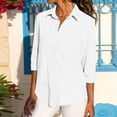 thumbnail image 2 of Clothing 2025 Super Soft Wrinkle Free Button Down Shirts for Women Formal Work Dress Blouses Tops Womens Button Down Shirts Boyfriend Long Sleeve Oversized Blouses Tops, 2 of 6