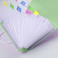 thumbnail image 4 of 13-Pocket Mini Accordion File Folder - Durable Polypropylene Transparent Green (4 Colors Available) - Receipt Bill Coupon Organizer for Office Home Travel, 4 of 6