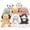 Bear/Monkey/Panda/Rabbit/Cat/Dog, variant on MaoGoLan 5-Packs 12.5" Soft Bulk Stuffed Animals Teddy Bear, Monkey, Panda, Rabbit (5 Packs, 5 Colors)