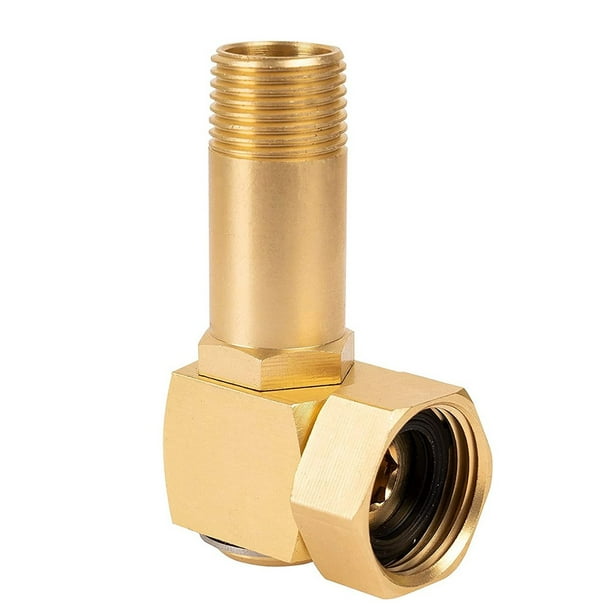 Garden Hose Adapter Brass Replacement Part Swivel Hose Reel Parts- Fittings