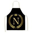 thumbnail image 1 of Delantal de cocina de lino - Delantal de cocina sin mangas de lino de algodón con estampado de letras Wmkox8yii FHAKJF1455, 1 of 1
