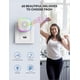 thumbnail image 2 of Wireless Doorbell, Battery Powered Doorbell with RGB Light, IP66 Waterproof USB Mini Kit Plug inBlack, 2 of 5