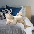 thumbnail image 4 of Precioso tiburón transformable, gato, peluche, almohada larga, algodón PP, cómodo y abrazable. 50cm, 4 of 9