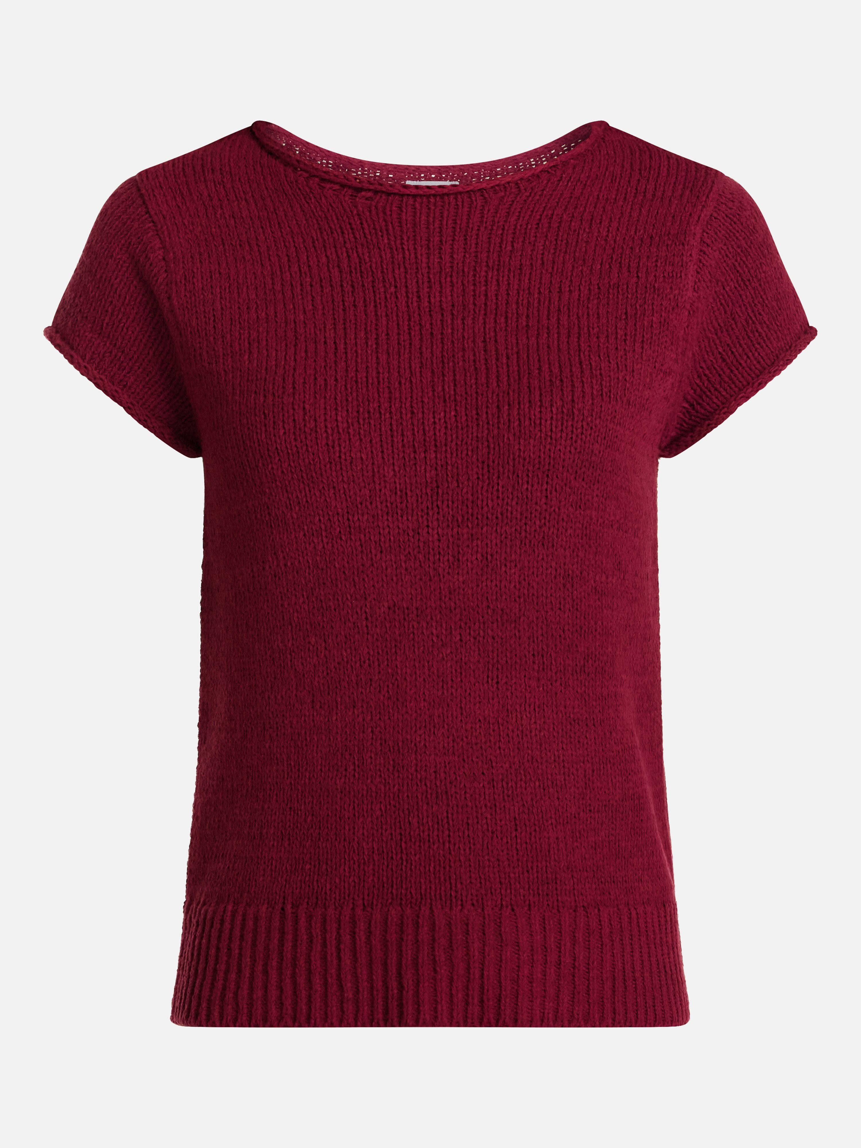 Scenario Women's and Women's Plus Pullover Rollneck Lightweight Sweater with Short Sleeves, Sizes XS-4X