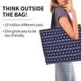 thumbnail image 2 of Fotbe Purple and Blue Squares Bolsa Tote Estética de Lona con Estampado para Mujer - Bolsa Reutilizable de Hombro Casual para Vacaciones, Compras, Trabajo y Gimnasio, 2 of 8