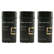 Every Man Jack Deodorant Stick Sandalwood 3 Ounce (Pack Of 3)