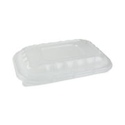 Pactiv Evergreen EarthChoice Entree2Go Takeout Container Vented Lid, 8.67 x 5.75 x 0.98, Clear, 300/Carton -PCTYCNV9X6PPDL