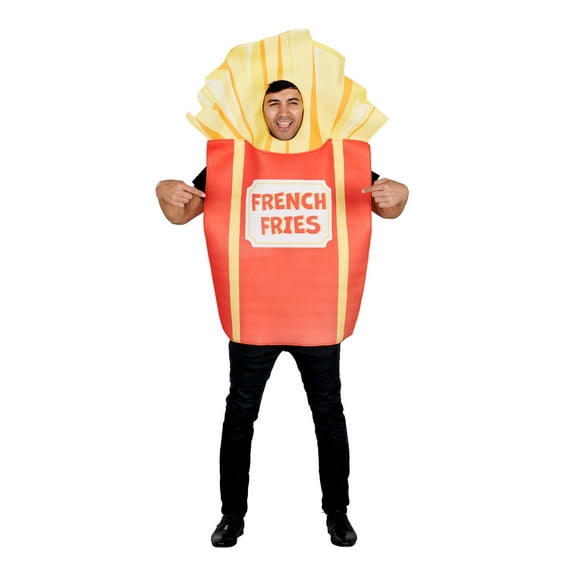 French Fries Adult Costume | One Size