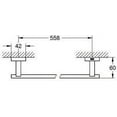 thumbnail image 5 of Grohe 40 509 1 Essentials Cube 24" Towel Bar - Chrome, 5 of 5