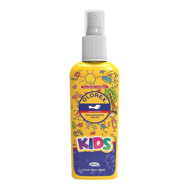 Desodorante para pies Olorex kids en spray con triclosán 160 ml