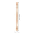 thumbnail image 4 of GOOHOCHY Wooden Baluster : Decorative Unpainted Unfinished Wood Railing Column For Furniture Repair Accessories Crafts, 4 of 7