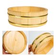 thumbnail image 4 of ColoMX Cubo de sushi japonés, cubo de madera para comida, cubo de almacenamiento para el hogar, bandeja para servir Sushi, 4 of 8