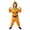 Orange, variant on Girls Pumpkin Unisex Long Sleeve Zip up Hooded Jumpsuit Halloween Outfit Dress up Party Clothes Size 3-10 Years