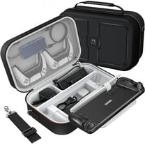 Mooroer Steam Deck Carrying Case, for Steam Deck Console & Accessories, Black