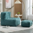 thumbnail image 4 of Bean Bag Chair,Comfortable Bean Bag,Super Soft Lazy Sofa Chair for Living Room,Green, 4 of 7