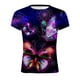 thumbnail image 4 of Moda mujer cuello redondo impresión camisa camisetas manga corta verano camiseta Tops blusa Pompotops hkajfhjk462944, 4 of 5