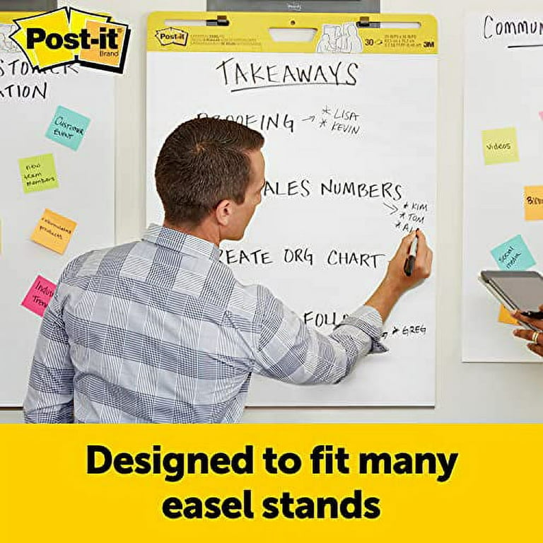 Post-it Super Sticky Easel Pad, Great for Virtual Teachers and