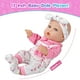thumbnail image 3 of Baby Doll XFEYUE de 12 pulgadas con ropa, chupete y biberón, 3 of 7