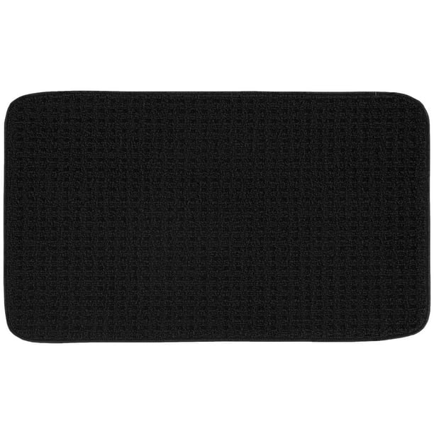 Garland Rug Herald Square 24 in. x 40 in. Kitchen Rug Black